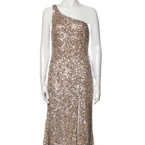 NWT Mac Duggal one shoulder dress size 6